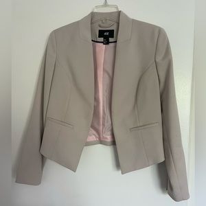 Cropped Suit Jacket